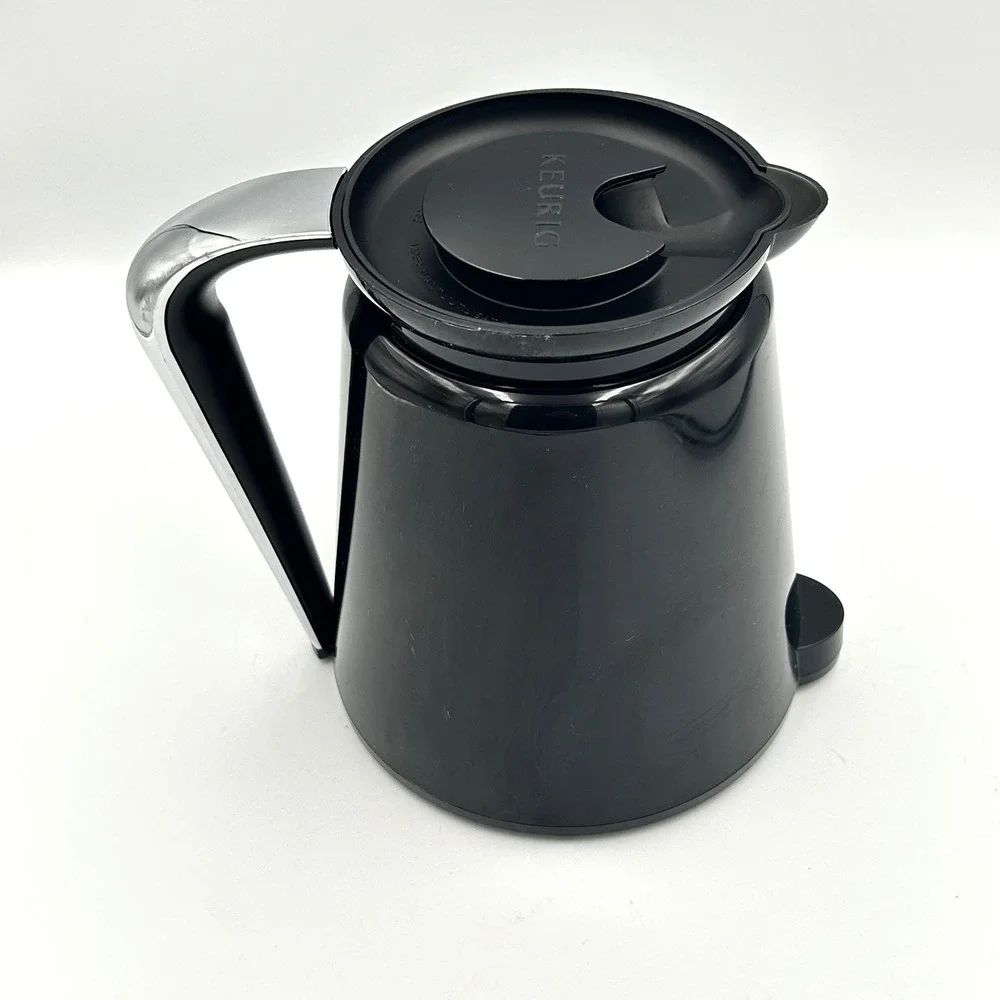 Keurig 2.0 Thermal Carafe Coffee Pot Black Silver Handle 4-Cup Replacement